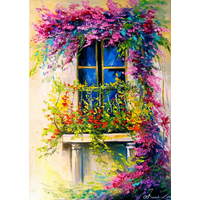 ENJOY Puzzle Rozkvitnutý balkón 1000 dielikov