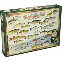 COBBLE HILL Puzzle Ryby Severnej Ameriky 1000 dielikov