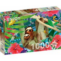ENJOY Puzzle Sladkí leňochodi 1000 dielikov
