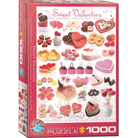 EUROGRAPHICS Puzzle Sladký Valentín 1000 dielikov