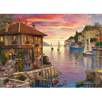 EUROGRAPHICS Puzzle Stredomorský prístav 1000 dielikov