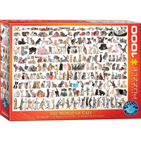 EUROGRAPHICS Puzzle Svet mačiek 1000 dielikov