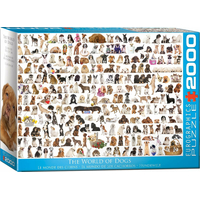 EUROGRAPHICS Puzzle Svet psov 2000 dielikov