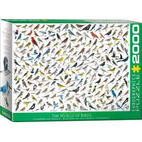 EUROGRAPHICS Puzzle Svet vtákov 2000 dielikov
