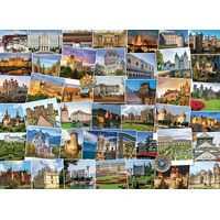 EUROGRAPHICS Puzzle Svetobežník - Hrady a zámky 1000 dielikov