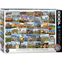 EUROGRAPHICS Puzzle Svetobežník - Hrady a zámky 1000 dielikov