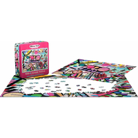 EUROGRAPHICS Puzzle v plechovej krabičke Paleta farieb: Makeup 1000 dielikov