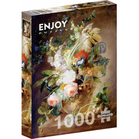ENJOY Puzzle Váza s kvetinami 1000 dielikov