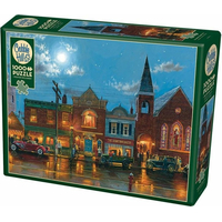 COBBLE HILL Puzzle Večerné ulice 1000 dielikov