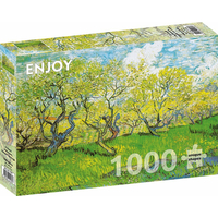 ENJOY Puzzle Vincent Van Gogh: Kvitnúce sad 1000 dielikov