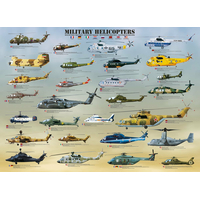 EUROGRAPHICS Puzzle Vojenské helikoptéry XL 500 dielikov