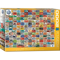 EUROGRAPHICS Puzzle VW Groovy Bus 2000 dielikov