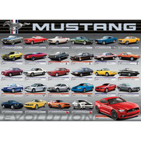 EUROGRAPHICS Puzzle Vývoj Fordu Mustang 1000 dielikov