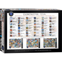 EUROGRAPHICS Puzzle Svetobežník - USA 1000 dielikov