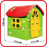DOHÁNY Detský záhradný domček zeleno-červený