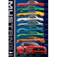EUROGRAPHICS Puzzle 50 rokov Fordu Mustang 1000 dielikov