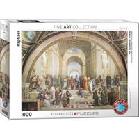 EUROGRAPHICS Puzzle Aténska škola 1000 dielikov