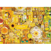 COBBLE HILL Puzzle Farby dúhy: Žltá 1000 dielikov