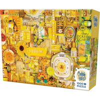 COBBLE HILL Puzzle Farby dúhy: Žltá 1000 dielikov