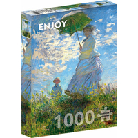 ENJOY Puzzle Claude Monet: Žena so slnečníkom 1000 dielikov