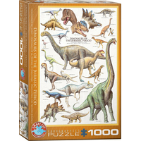 EUROGRAPHICS Puzzle Dinosaury z jurského obdobia 1000 dielikov