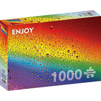 ENJOY Puzzle Dúhové kvapky 1000 dielikov