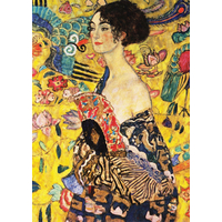 ENJOY Puzzle Gustav Klimt: Dáma s vejárom 1000 dielikov