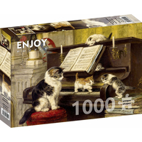 ENJOY Puzzle Hodina klavíra 1000 dielikov