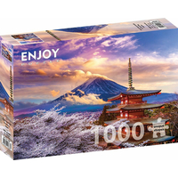 ENJOY Puzzle Hora Fudži na jar, Japonsko 1000 dielikov