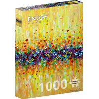 ENJOY Puzzle Jemná abstrakcia vo farbách 1000 dielikov
