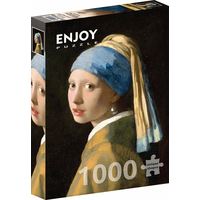 ENJOY Puzzle Johannes Vermeer: Dievča s perlou 1000 dielikov