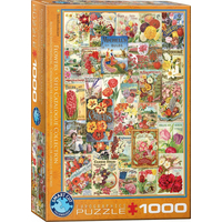 EUROGRAPHICS Puzzle Katalóg semienok: Kvety 1000 dielikov