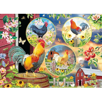 COBBLE HILL Puzzle Kúzlo kohútov 500 dielikov
