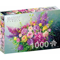 ENJOY Puzzle Kytica ruží pre ňu 1000 dielikov
