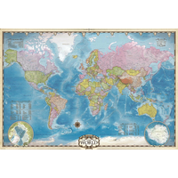 EUROGRAPHICS Puzzle Mapa sveta 2000 dielikov