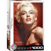 EUROGRAPHICS Puzzle Marilyn Monroe: Červený portrét 1000 dielikov