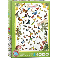 EUROGRAPHICS Puzzle Motýle 1000 dielikov