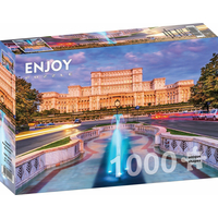 ENJOY Puzzle Parlamentné námestie, Bukurešť, Rumunsko 1000 dielikov