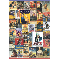 EUROGRAPHICS Puzzle Plagáty z 1. a 2. svetovej vojny 1000 dielikov