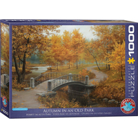 EUROGRAPHICS Puzzle Jeseň v starom parku 1000 dielikov