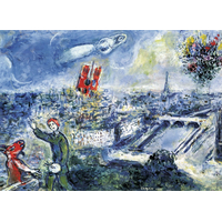 EUROGRAPHICS Puzzle Pohľad na Paríž 1000 dielikov