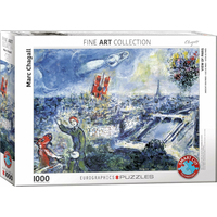 EUROGRAPHICS Puzzle Pohľad na Paríž 1000 dielikov