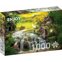 ENJOY Puzzle Zrub pri kúzelnej riečke 1000 dielikov