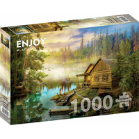 ENJOY Puzzle Zrub pri rieke 1000 dielikov