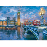 EUROGRAPHICS Puzzle Štedrý večer v Londýne 1000 dielikov