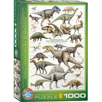EUROGRAPHICS Puzzle Svet dinosaurov: Krieda 1000 dielikov