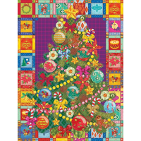 COBBLE HILL Puzzle Vianočný stromček na prikrývke XL 275 dielikov