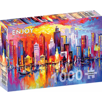 ENJOY Puzzle Večerné New York 1000 dielikov