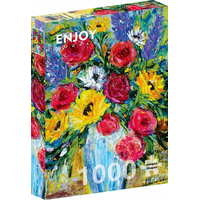 ENJOY Puzzle Večné kvety 1000 dielikov