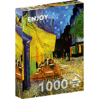 ENJOY Puzzle Vincent Van Gogh: Terasa kaviarne v noci 1000 dielikov